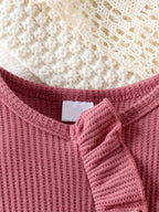 אוברול סריג מתוק לתינוקות דגם שוהם