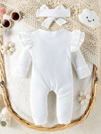 אוברול סריג מתוק לתינוקות דגם שוהם