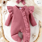 אוברול סריג מתוק לתינוקות דגם שוהם