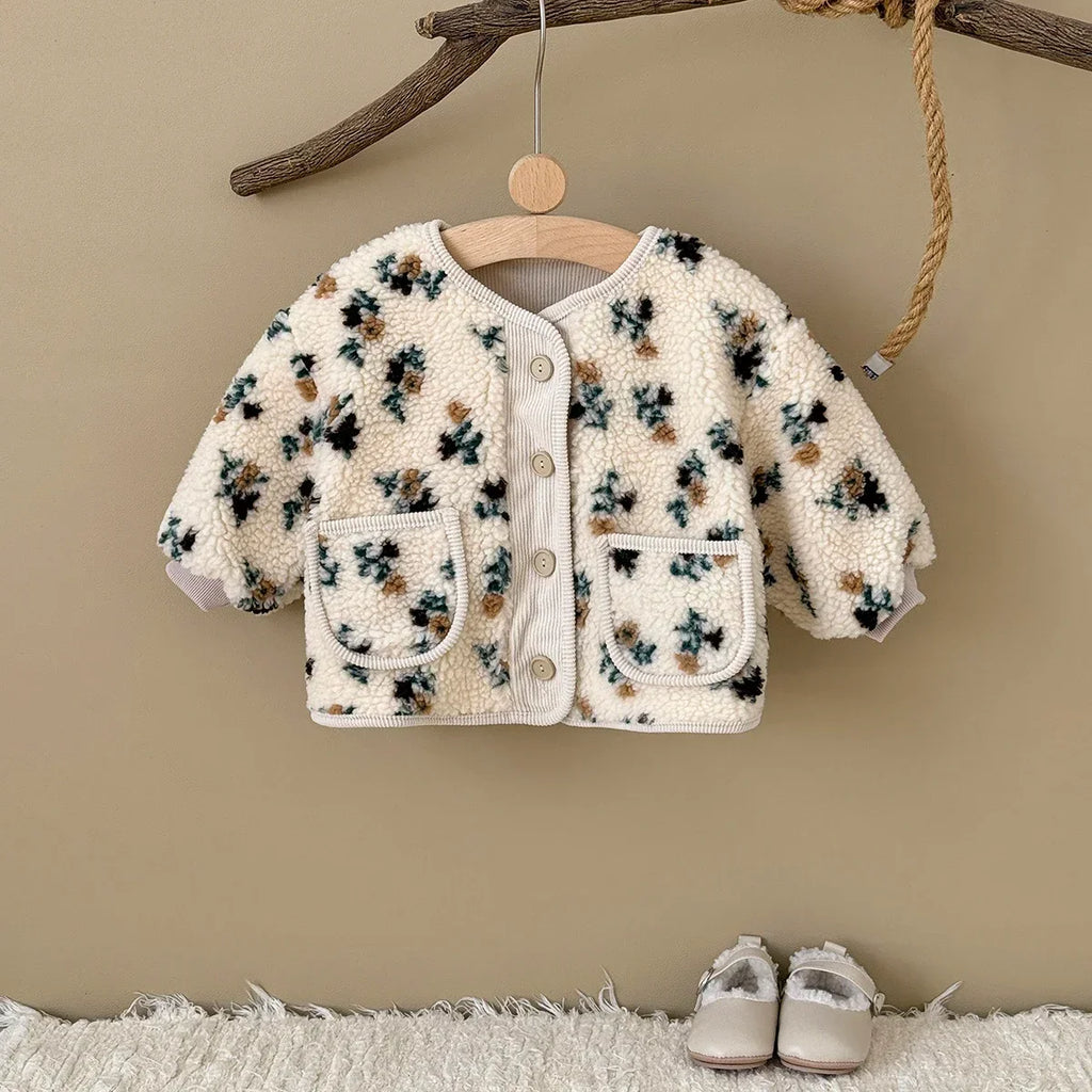 מעיל מכופתר פרחים