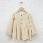 טופ כותנה בגזרת שמלה קצרה מושלם