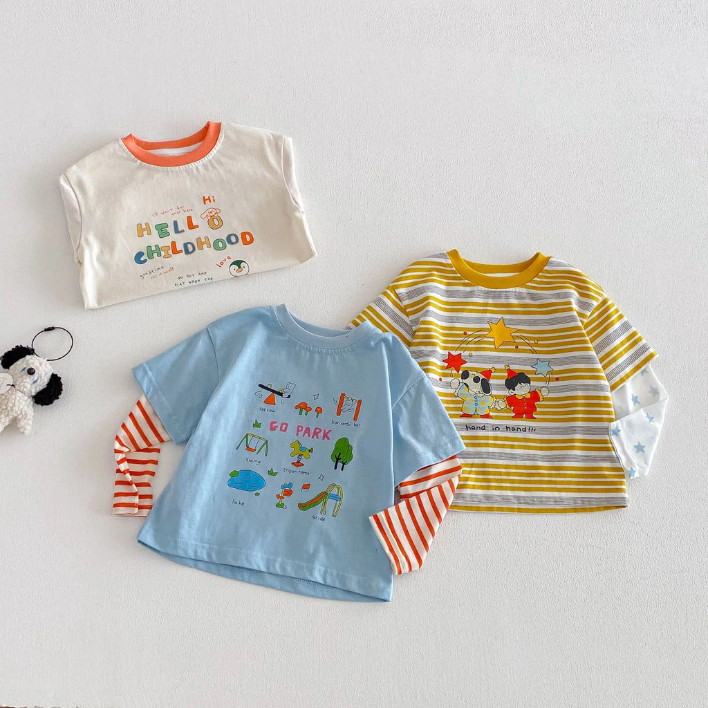 חולצת כותנה ארוכה