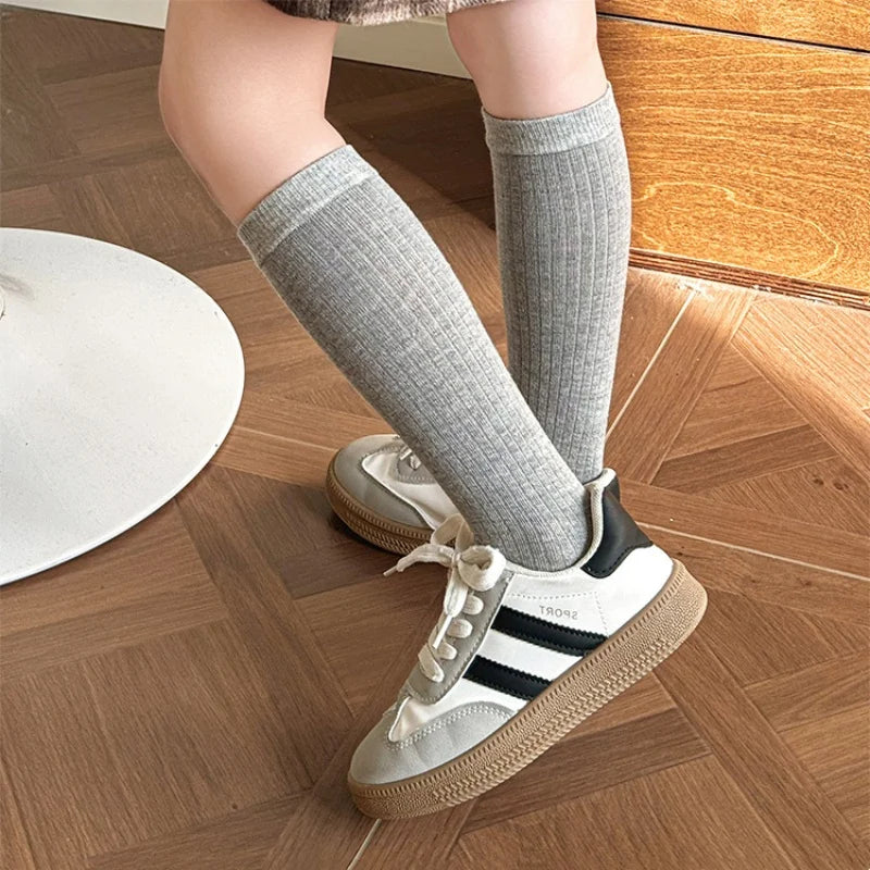 גרבי ילדים מחממות כותנה