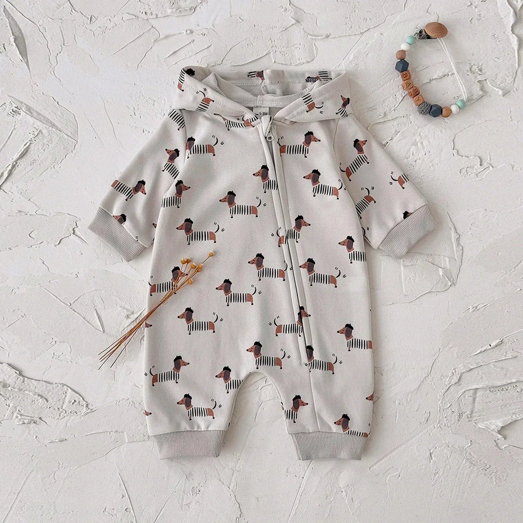 אוברול עם כובע חמוד