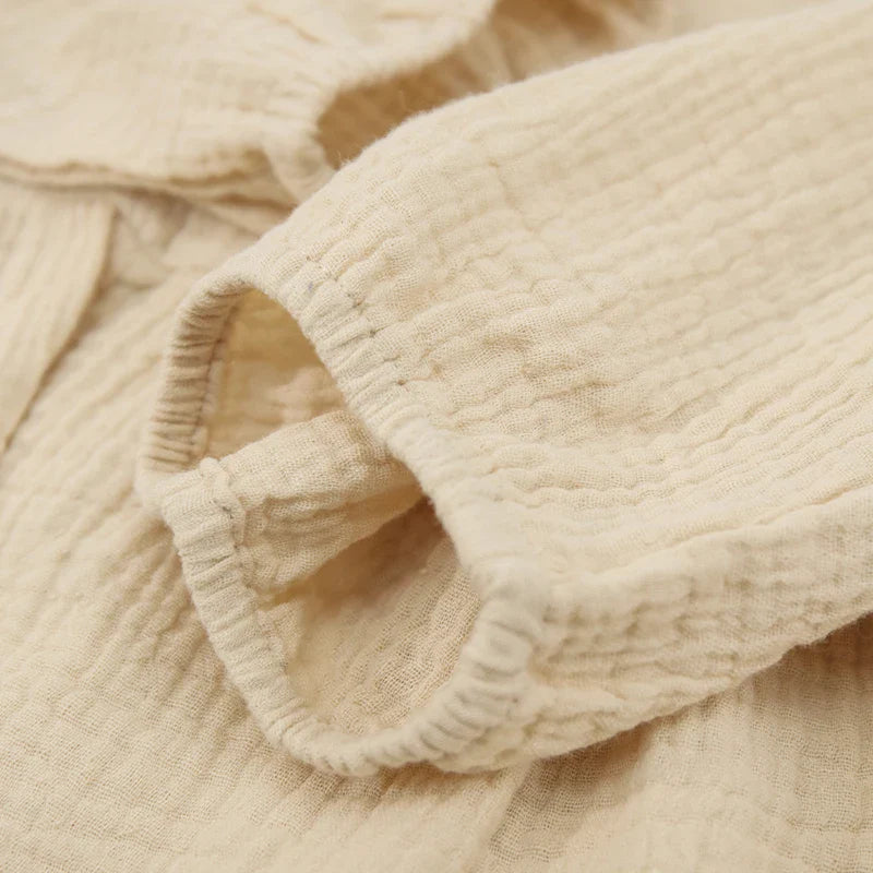 טופ כותנה בגזרת שמלה קצרה מושלם