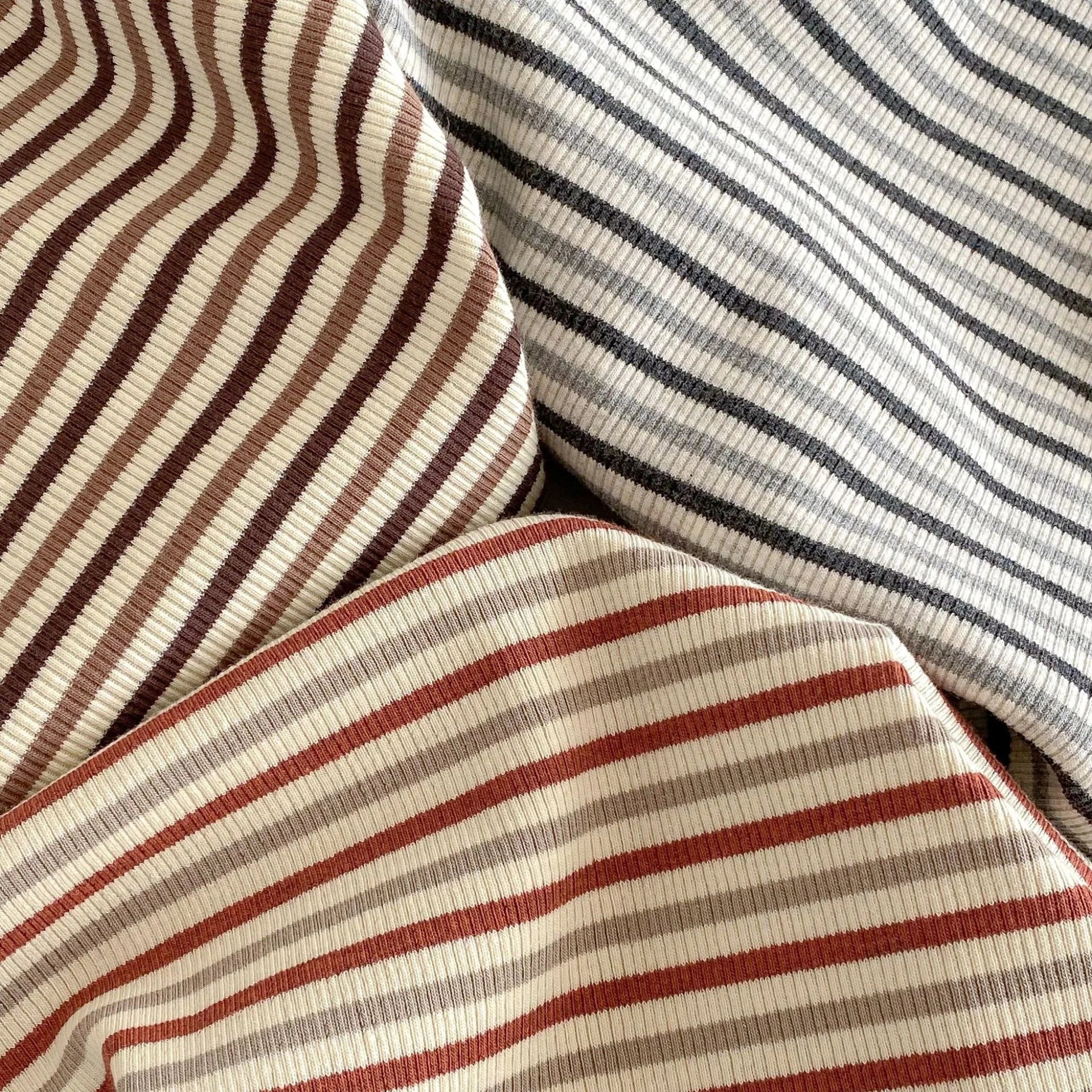 חולצה ארוכה קלאסית פסים