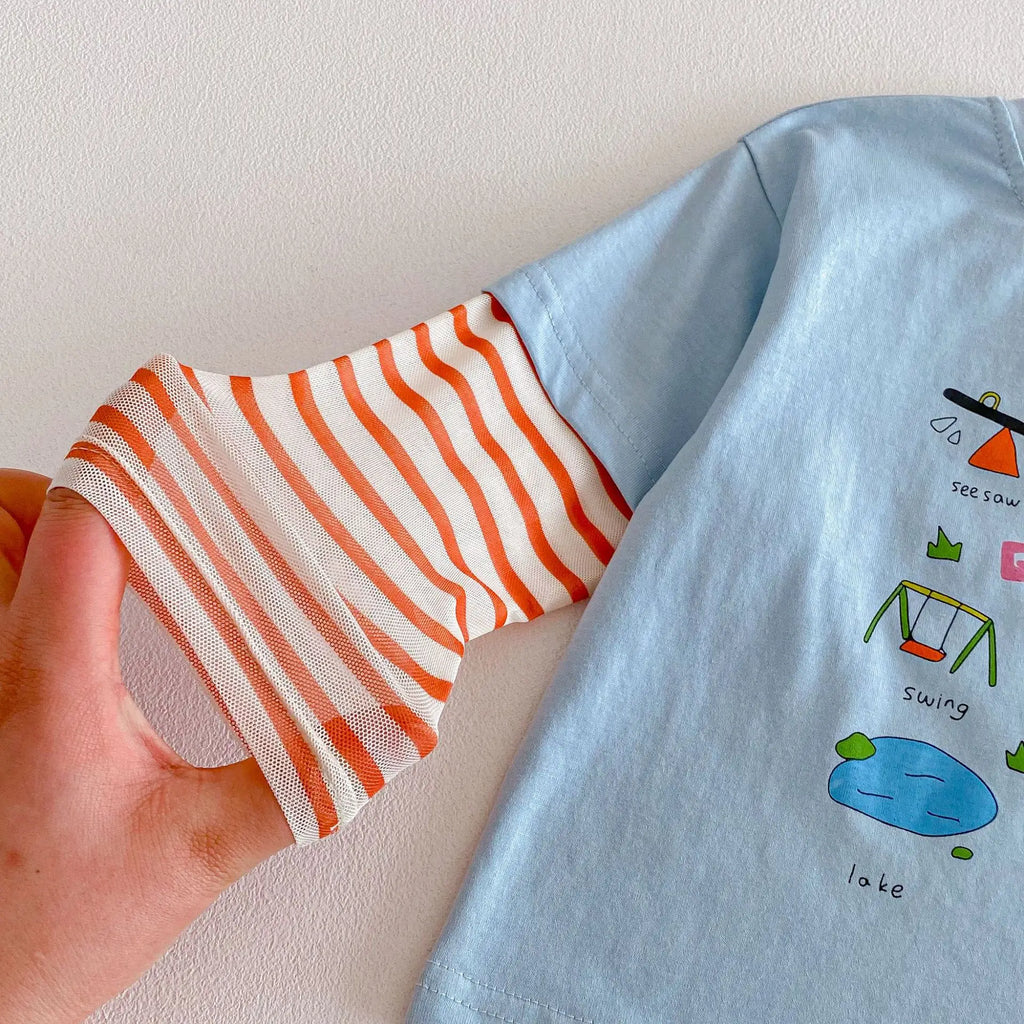 חולצת כותנה ארוכה