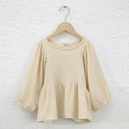 טופ כותנה בגזרת שמלה קצרה מושלם