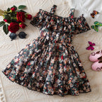 שמלת פרחים מהאגדות דגם איילה