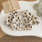 מעיל מכופתר פרחים