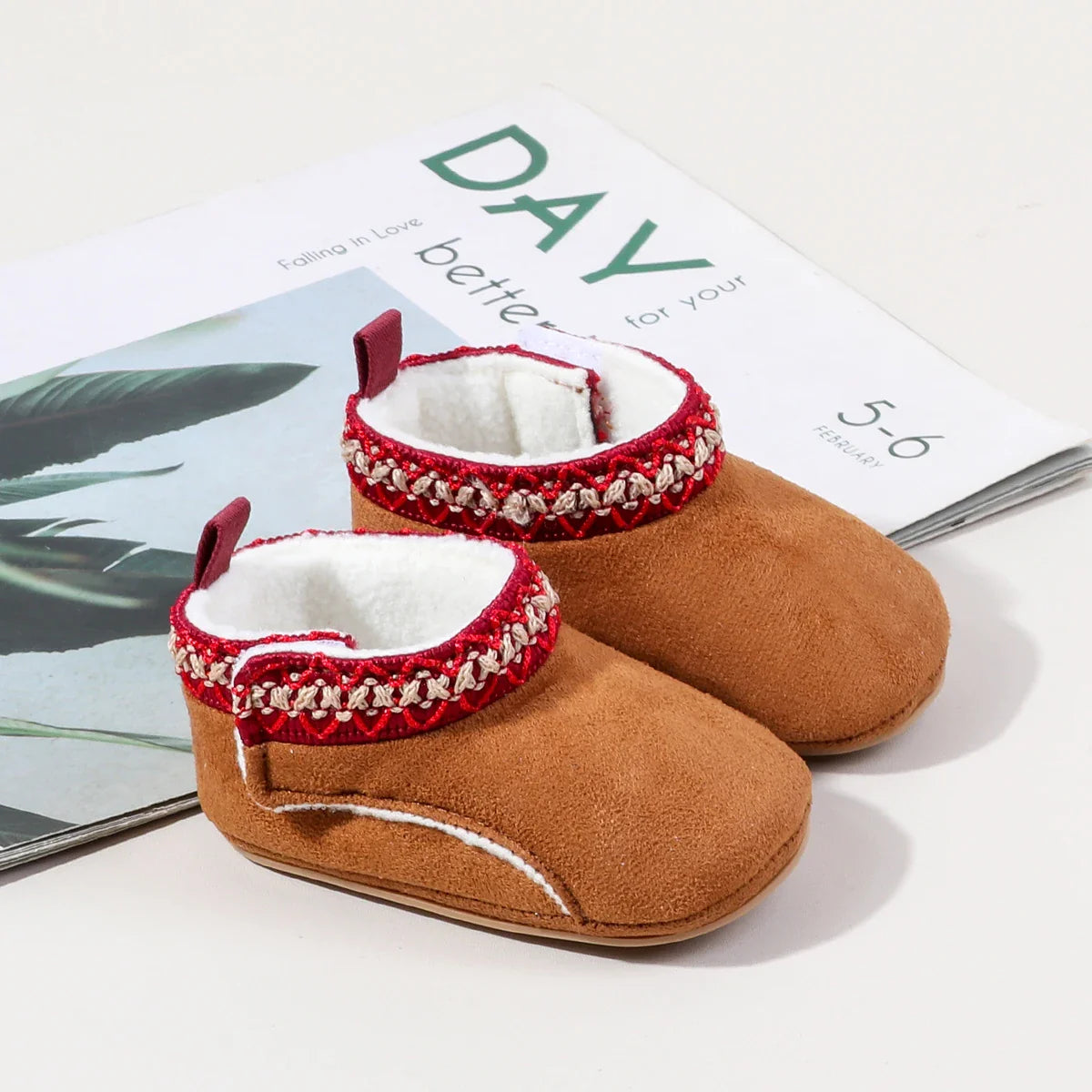 נעלי חורף מכותנה אלגנטיות