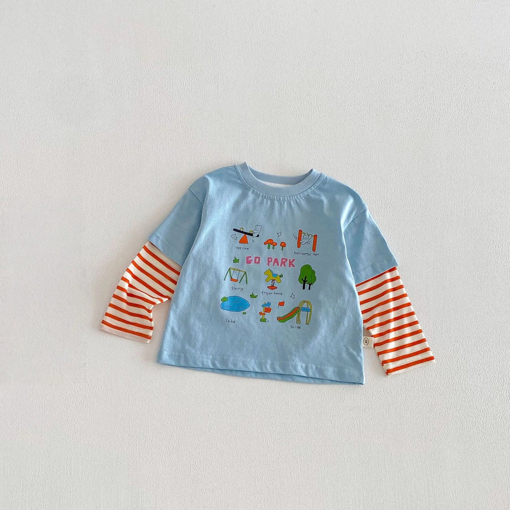 חולצת כותנה ארוכה