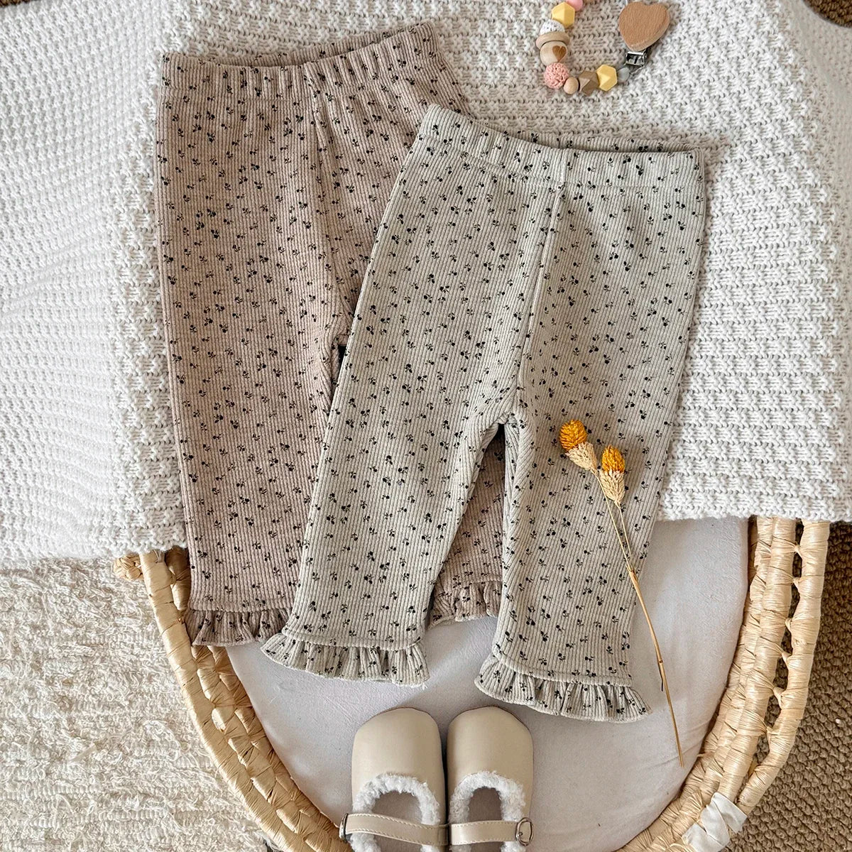 מכנס פרחוני