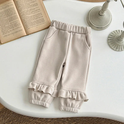 מכנסי כותנה רחבים קלאסי