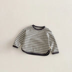 חולצה ארוכה קלאסית פסים