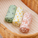 סט 3 שמיכות כותנה קלאסיות