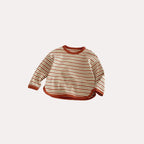 חולצה ארוכה קלאסית פסים