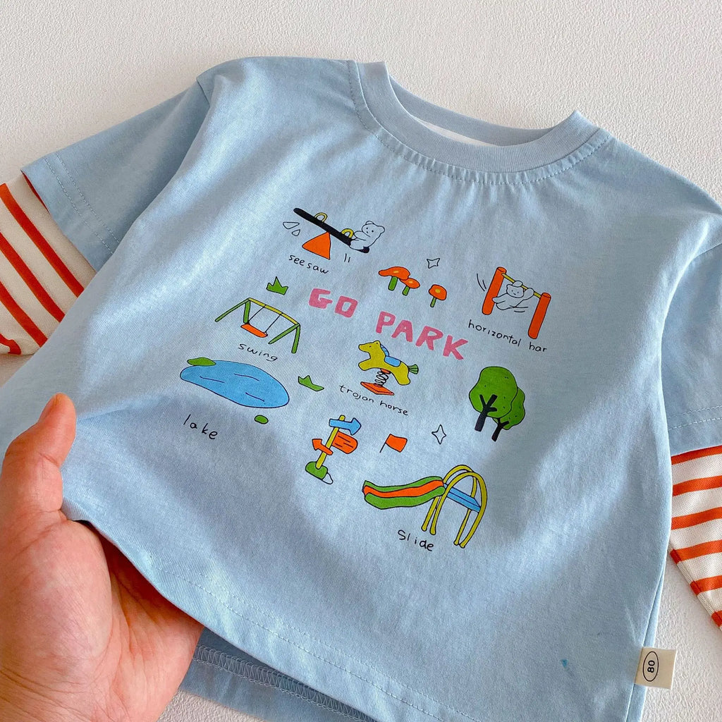 חולצת כותנה ארוכה