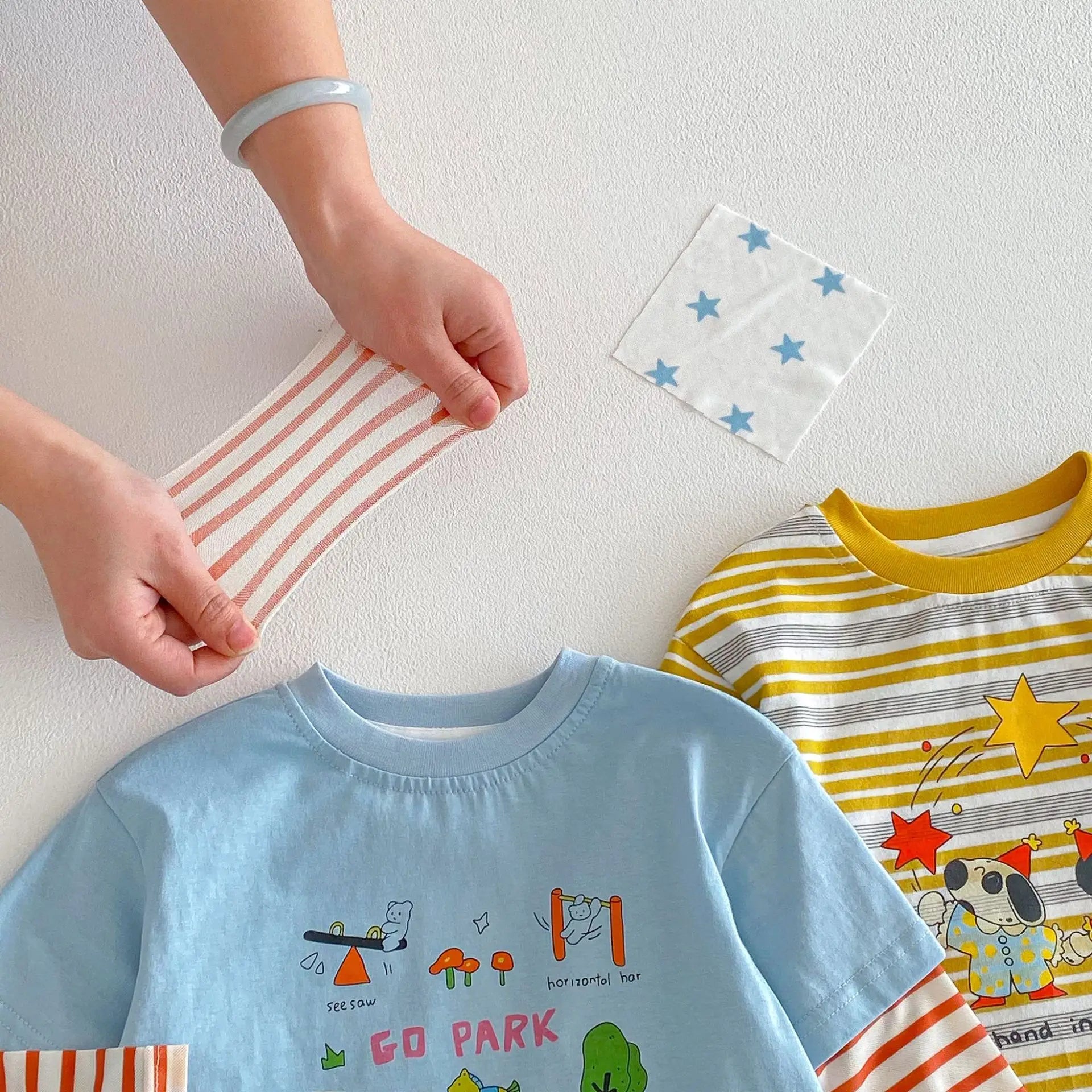 חולצת כותנה ארוכה