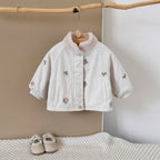 סוודר מקסים בנות דגם פרחים