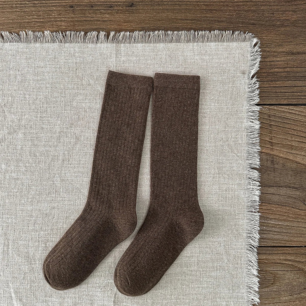 גרבי ילדים מחממות כותנה