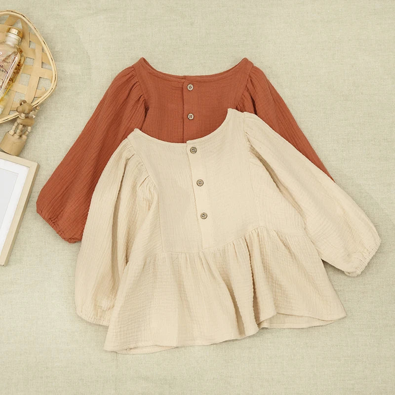 טופ כותנה בגזרת שמלה קצרה מושלם