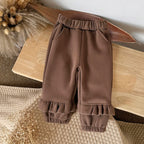 מכנסי כותנה רחבים קלאסי