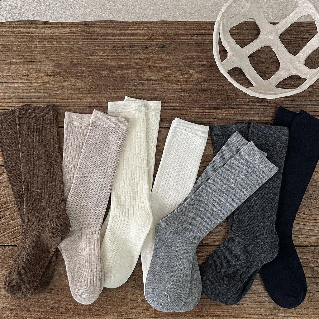 גרבי ילדים מחממות כותנה