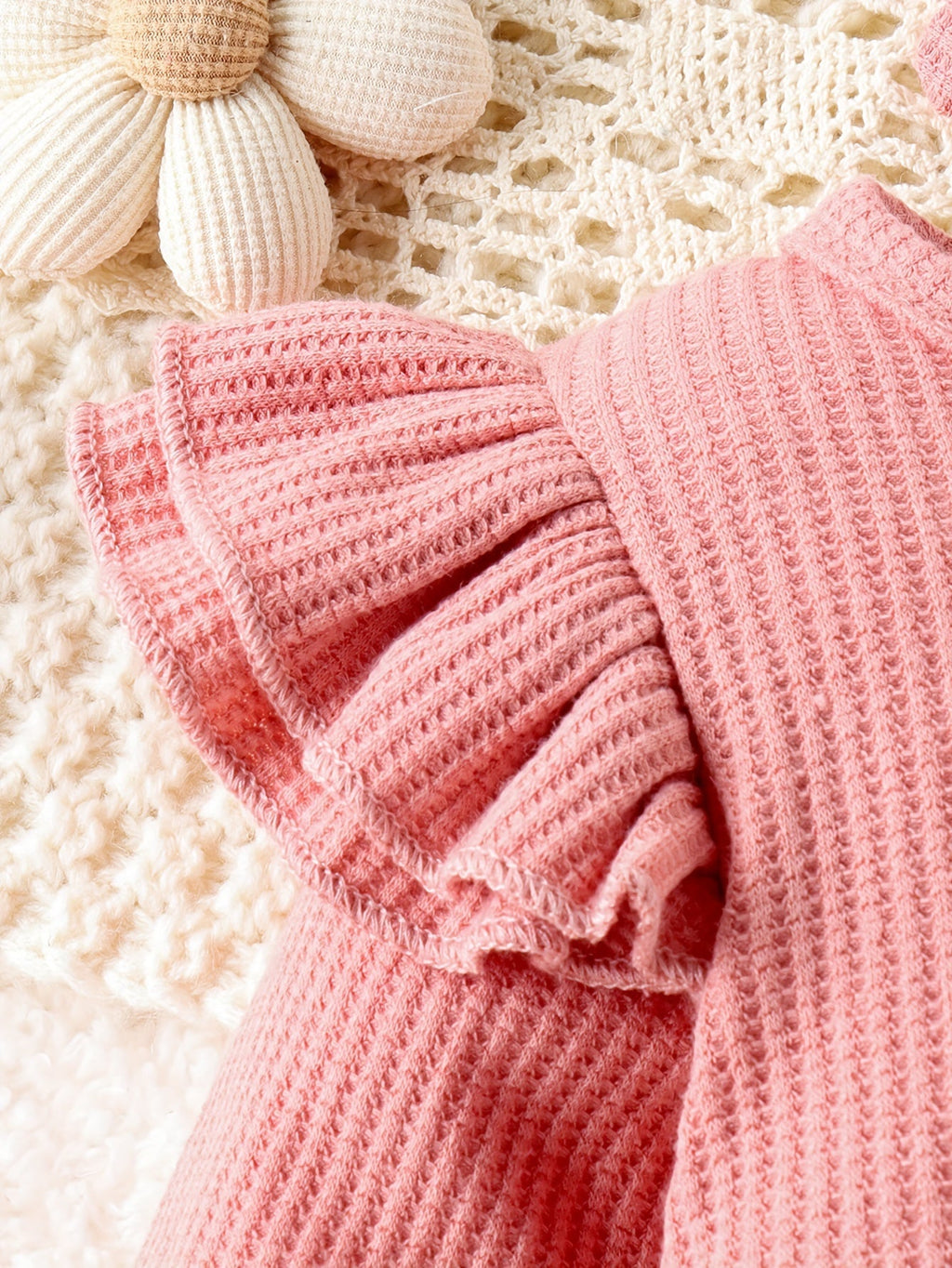 אוברול סריג מתוק לתינוקות דגם שוהם