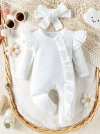 אוברול סריג מתוק לתינוקות דגם שוהם