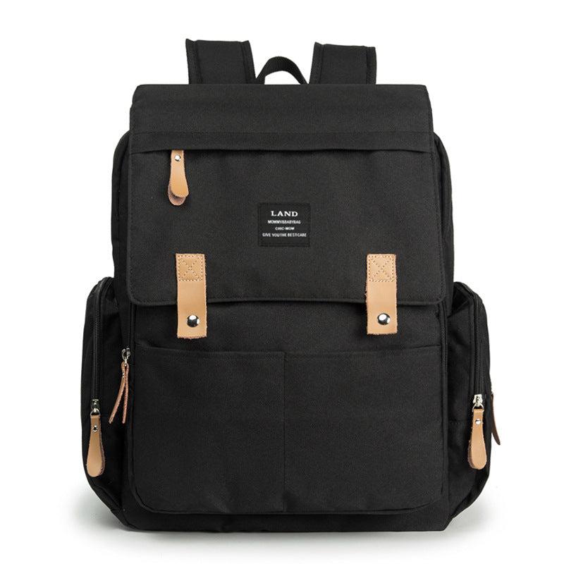 תיק החתלה אופנתי - דגם שחר